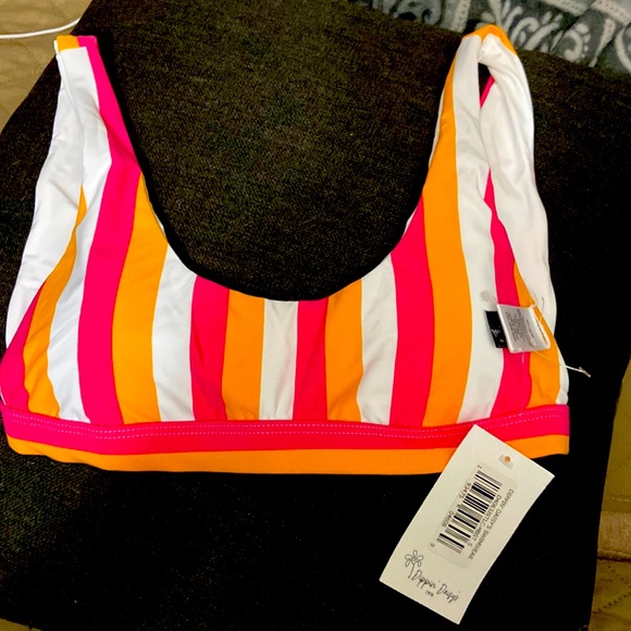 Dippin Daisys Carnival Striped Bikini Top - Picture 3 of 7
